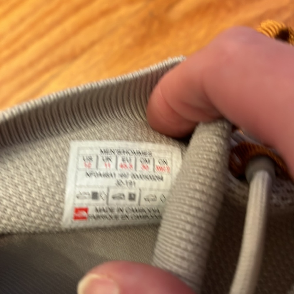 The North Face Men’s Slip On Sneakers in Clay With Tan Accents and Vibram Soles - Picture 7 of 7